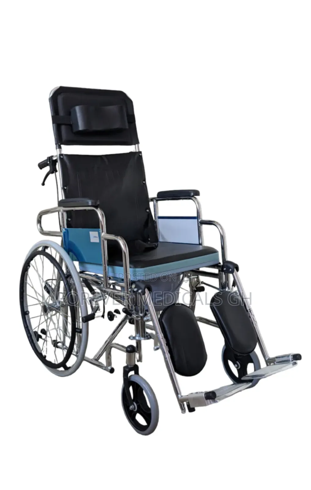 Executive/Recliner Commode Wheelchair