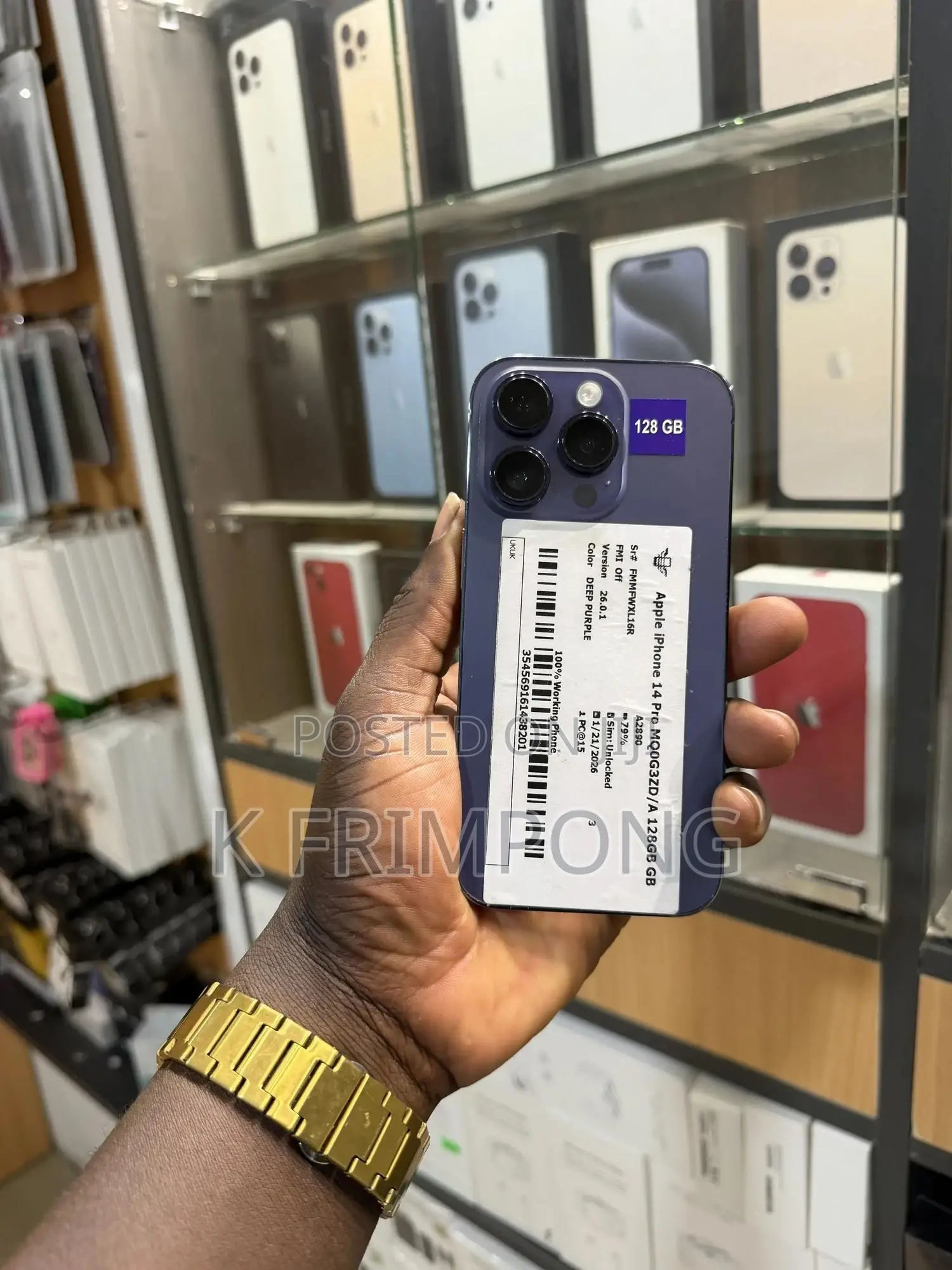 Apple iPhone 14 Pro 128 GB Black