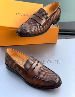 Casual Brown Leather Loafer