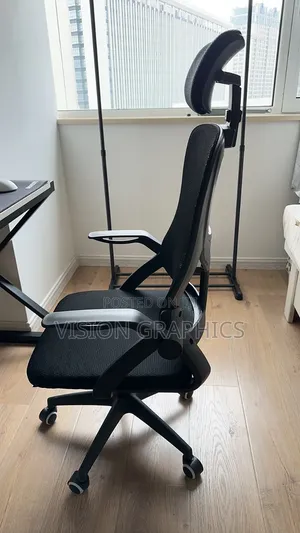 Executiive Office Chair and Gaming Chair With Headrest Black/White