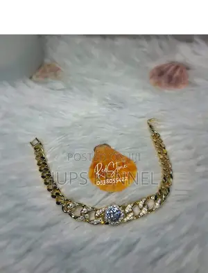 Bracelet (Crystal,Gold)