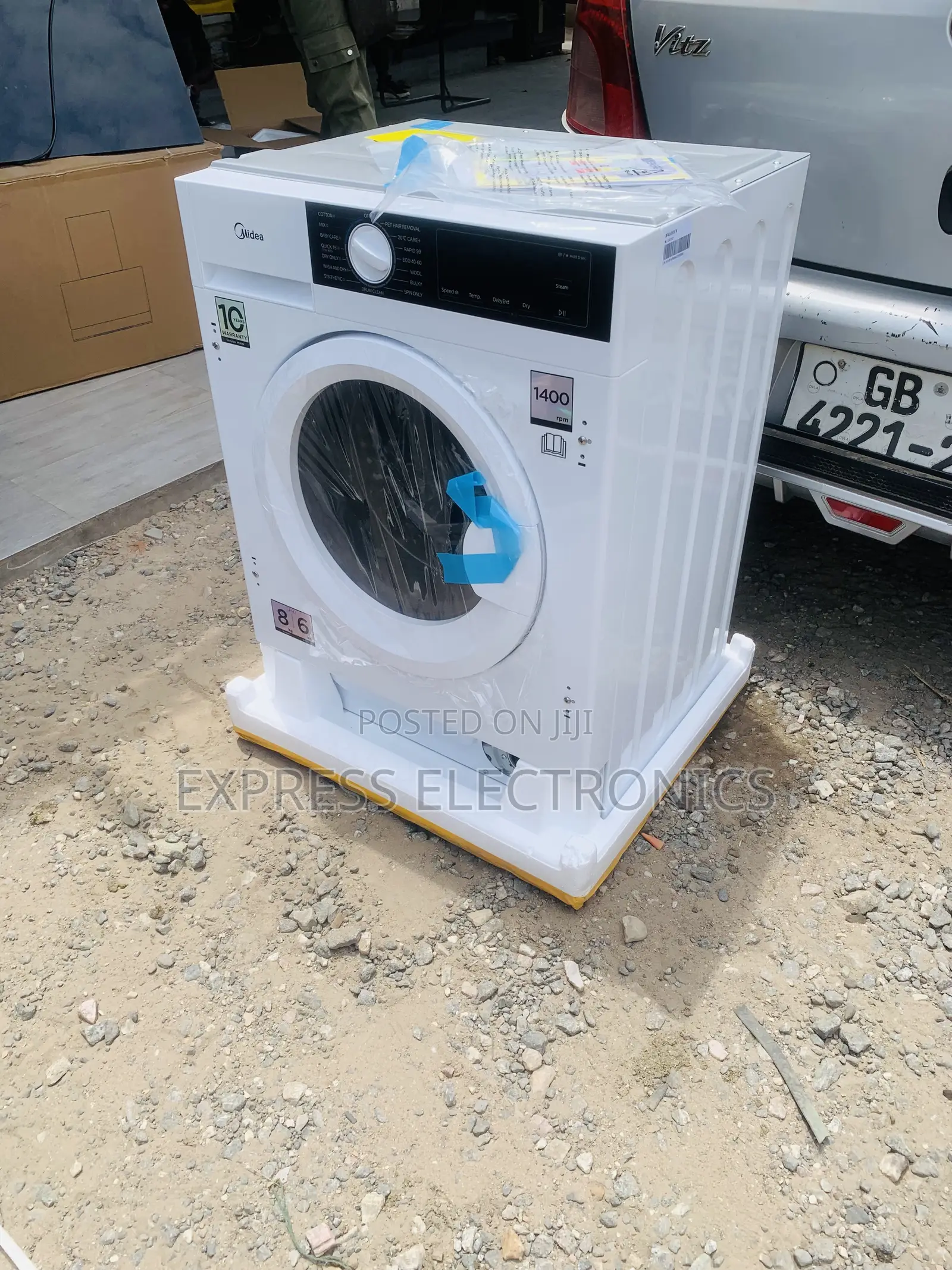 Shop From Us Midea Mfa06d80b/W 8kg Full Auto