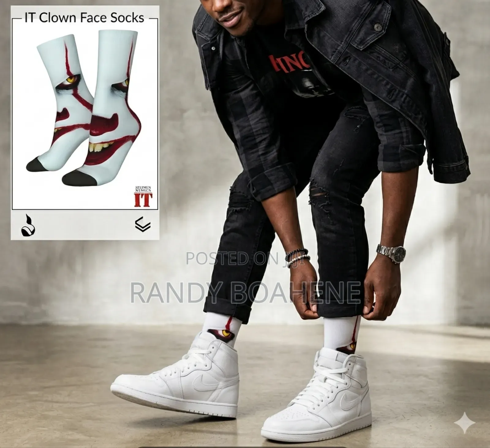 Joker Face Socks