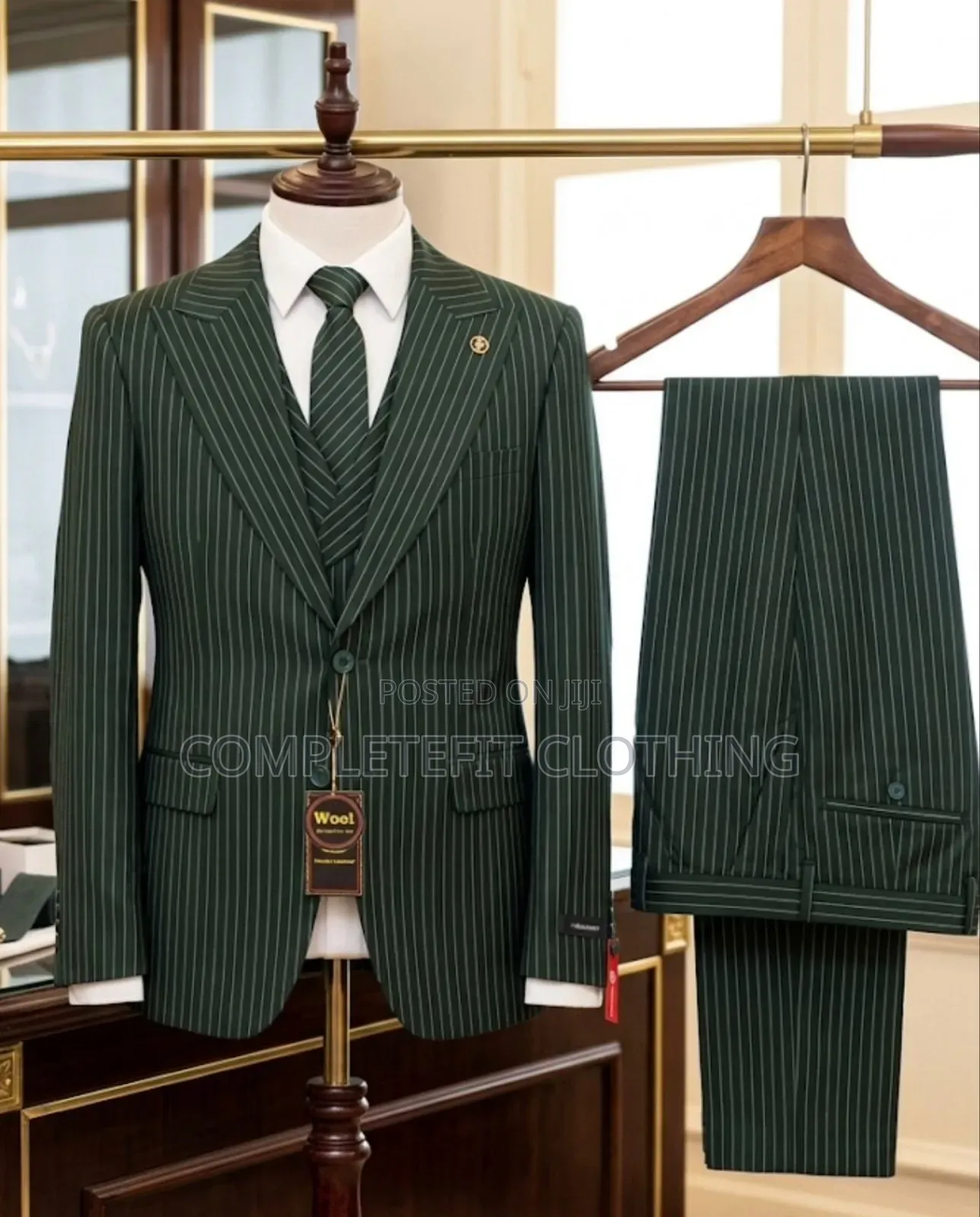 Official Stripes 3pcs Suits for Men
