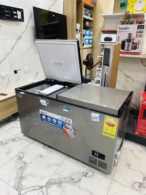 Ultra Modern Pearl Double Door Chest Freezer 413l