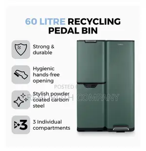 Tower T838024for Recycling Pedal Bin