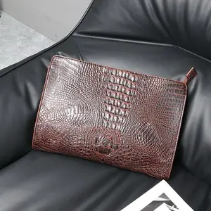 Crocodile Leather Pouch