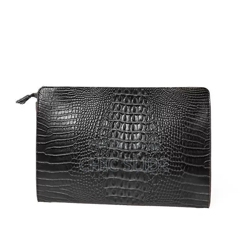 Crocodile Leather Pouch