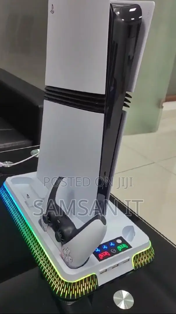 Universal Ps5 RGB Cooling Stand/ Station With Fast Charging Docks