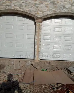 Black Automated Garage Door With Remote All Colors Available