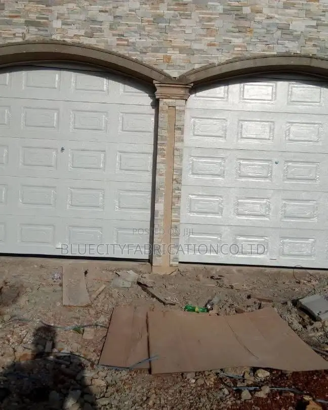 Black Automated Garage Door With Remote All Colors Available