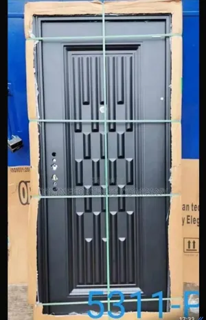 Quality Ced Rough Single Black Door Available in DFF Colorand Sizes