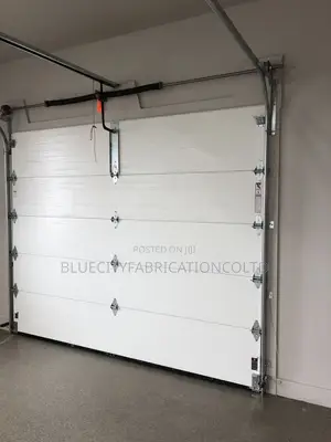 Canadian Black Coated Garage Door All Colors Available and Sizes