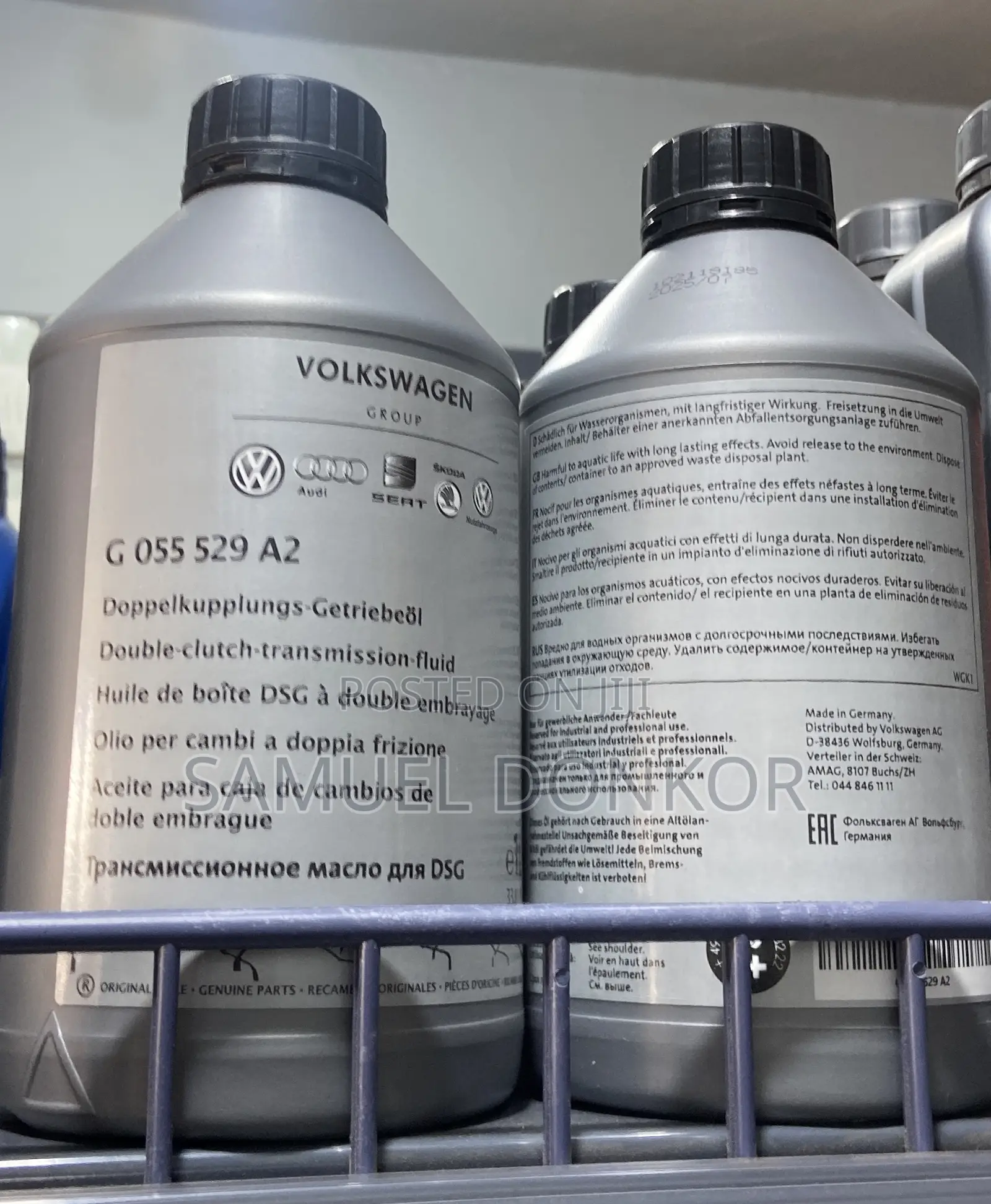 Vw Passat: 2018-2024 Dual Clutch Transmission Fluid