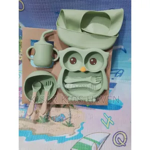Interesting Silicone Feeding Set 6months to 3 Years