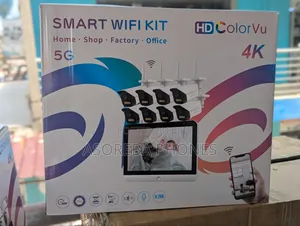  Smart Wifi PTZ CCTV Camera With Screen 8 Channel