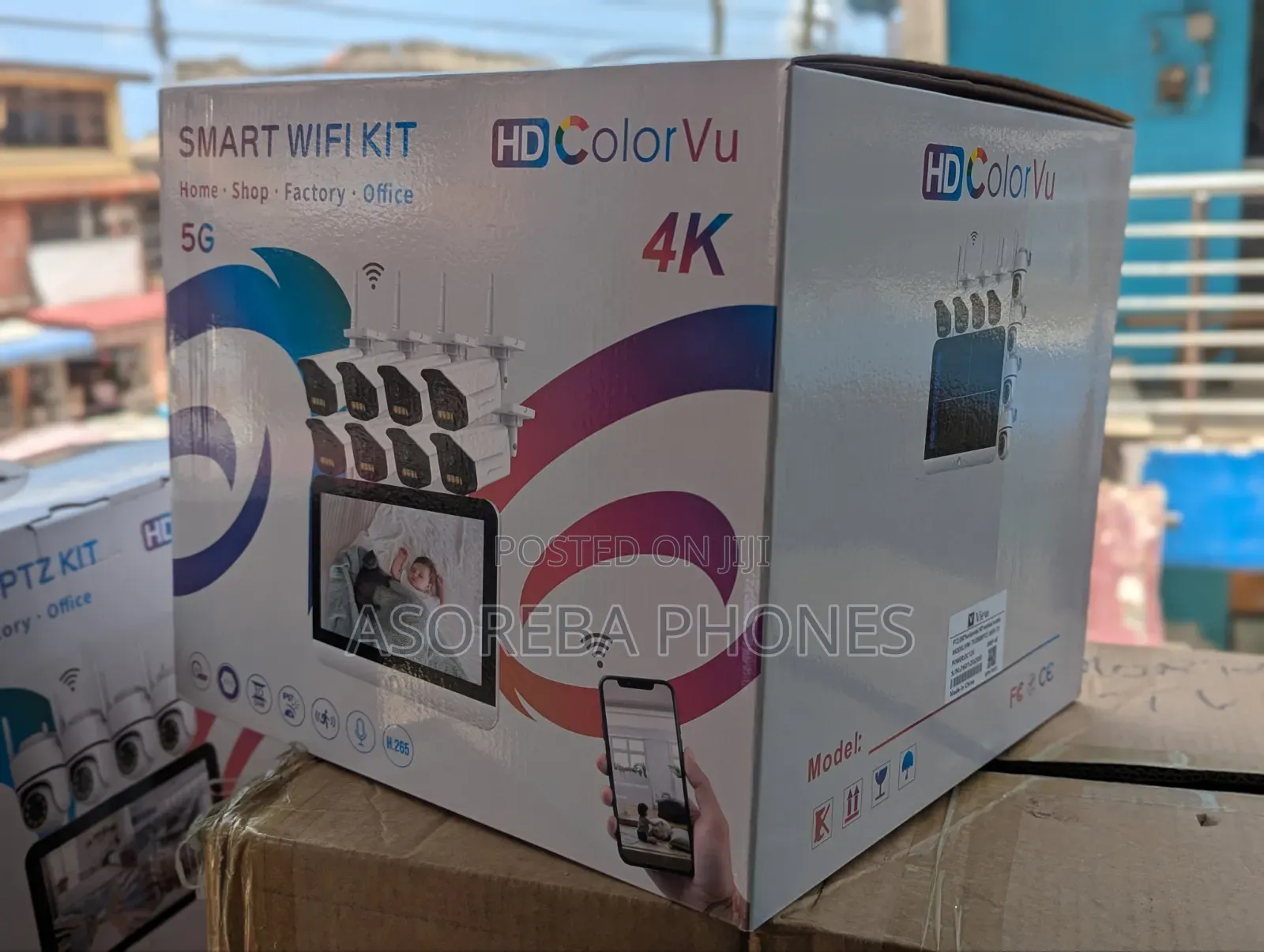  Smart Wifi PTZ CCTV Camera With Screen 8 Channel