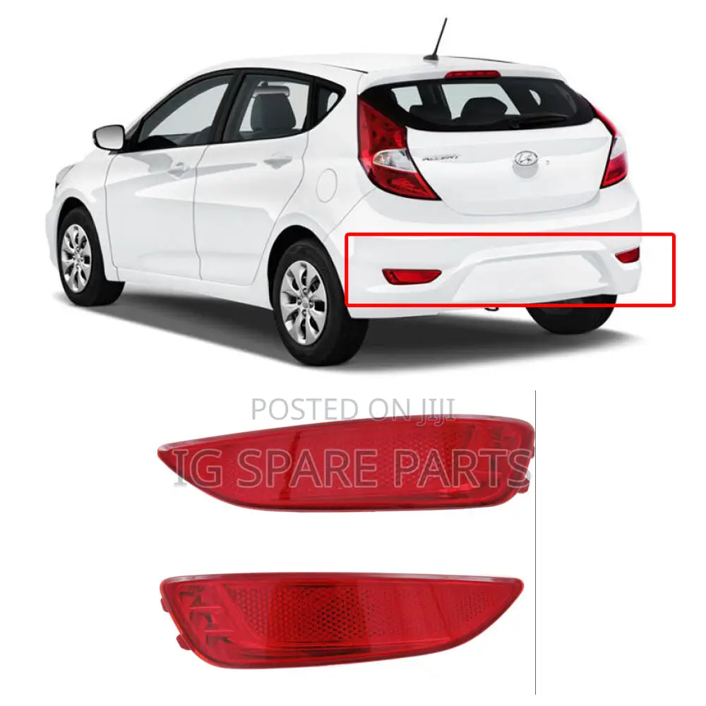 Hyundai Accent 2012-2017 Rear Bumper Reflector