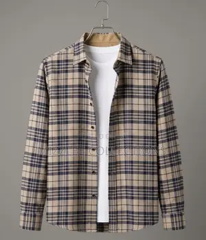 Gentlemen Checked Long Sleeves Shirt M-3xl