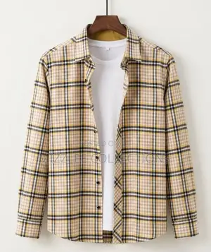 Gentlemen Checked Long Sleeves Shirt M-3xl