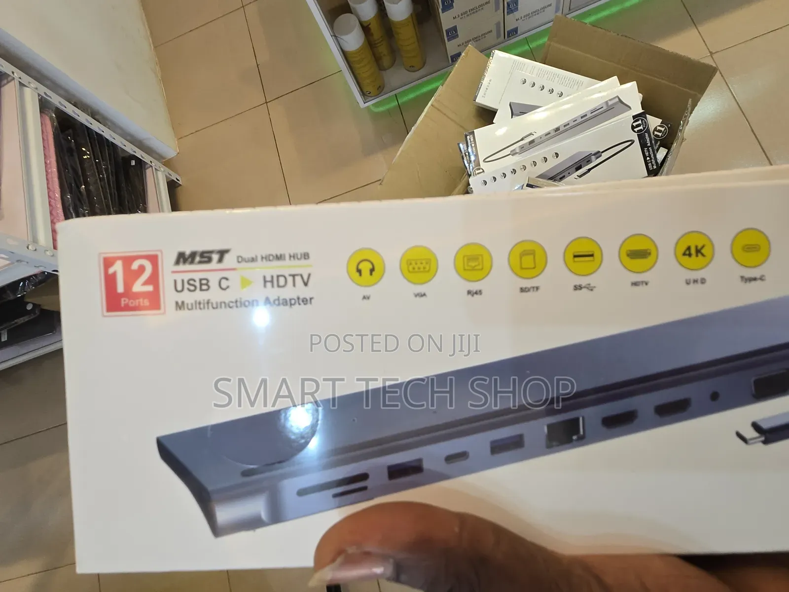 Dual Hdmi 12 in 1 Type C Hub