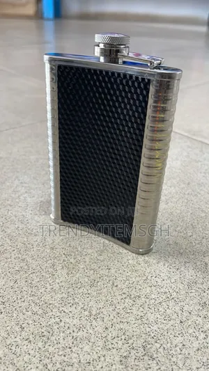 Leather Stainless Steel Hip Flask