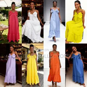 Beautiful Cotton Long Dress for Ladies