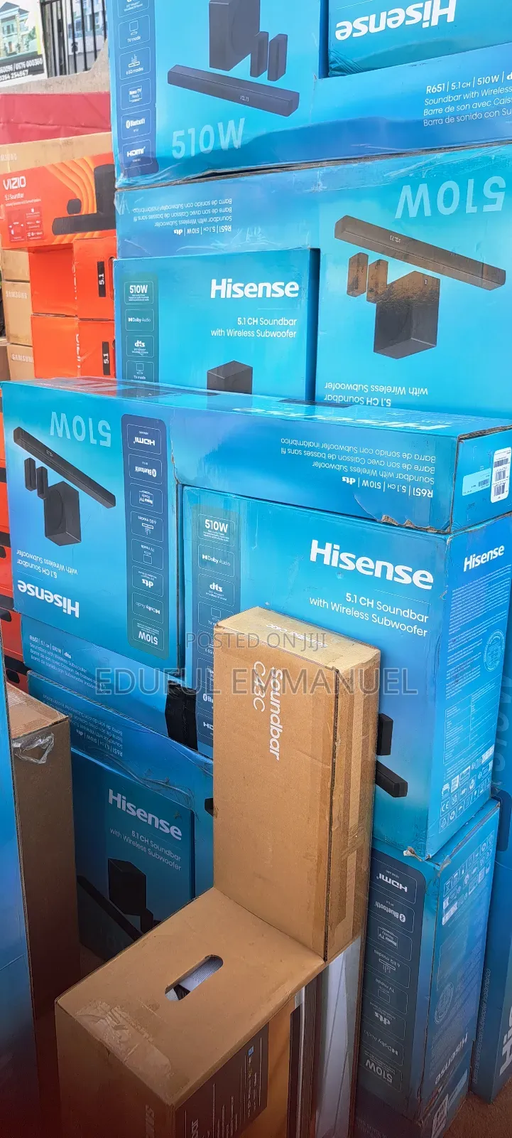 Hisense 5.1ch Soundbar From America Bluetooth Usb Watts