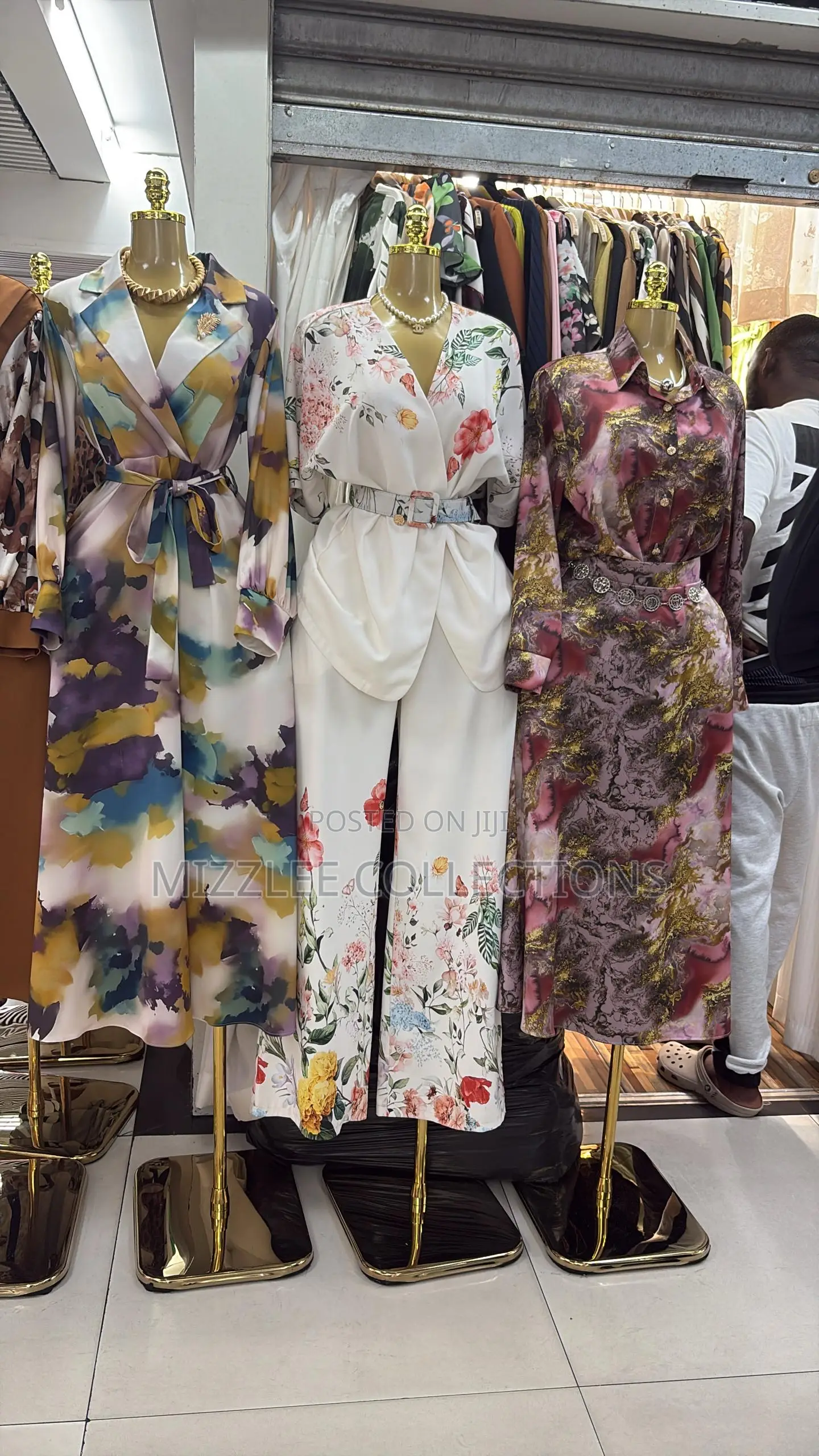 Classic Floral 2 Piece Skirt and Trousers for Ladies