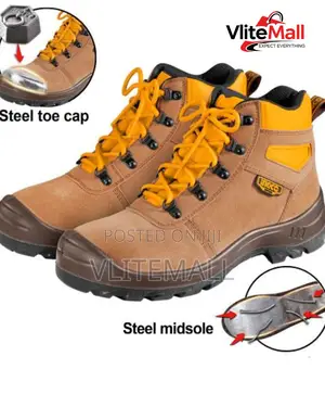 Ingco Ssh02sb Safety Boots – Brown
