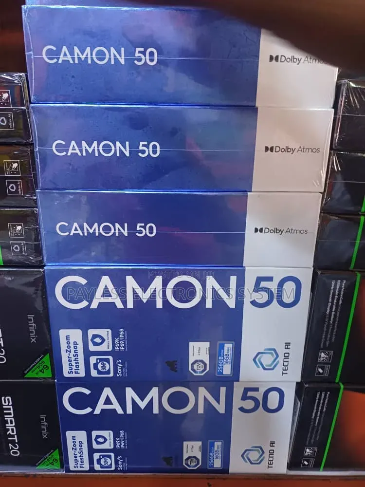 New Tecno Camon 50 256 GB