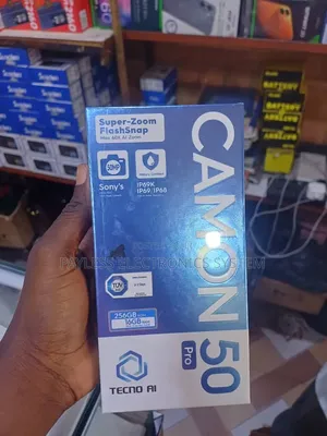 New Tecno Camon 50 Pro 256 GB Black