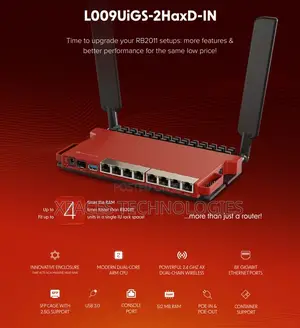 Mikrotik L009uigs-2haxd-in Wireless Router Gigabit