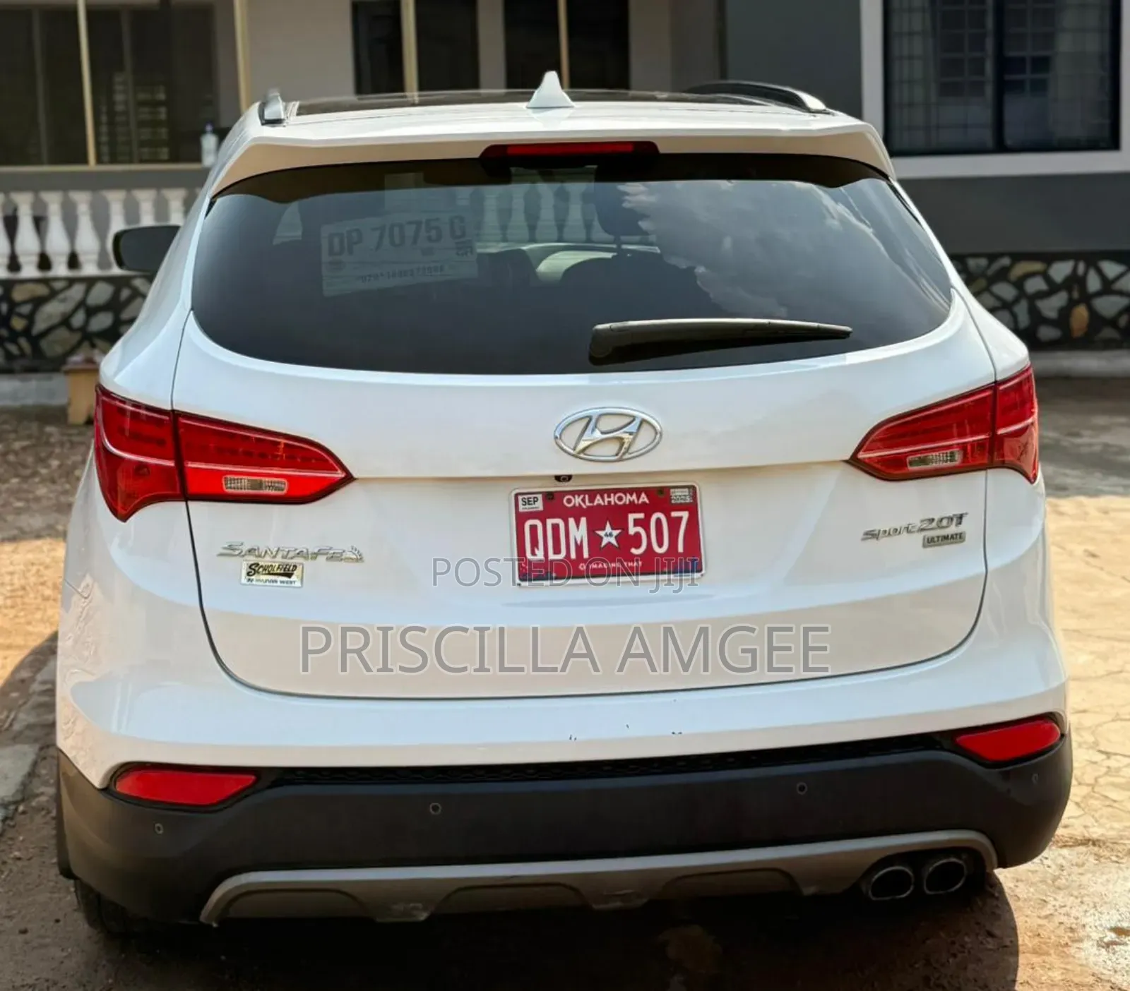 Hyundai Santa Fe Limited 4dr SUV (3.3L 6cyl 6A) 2015 White