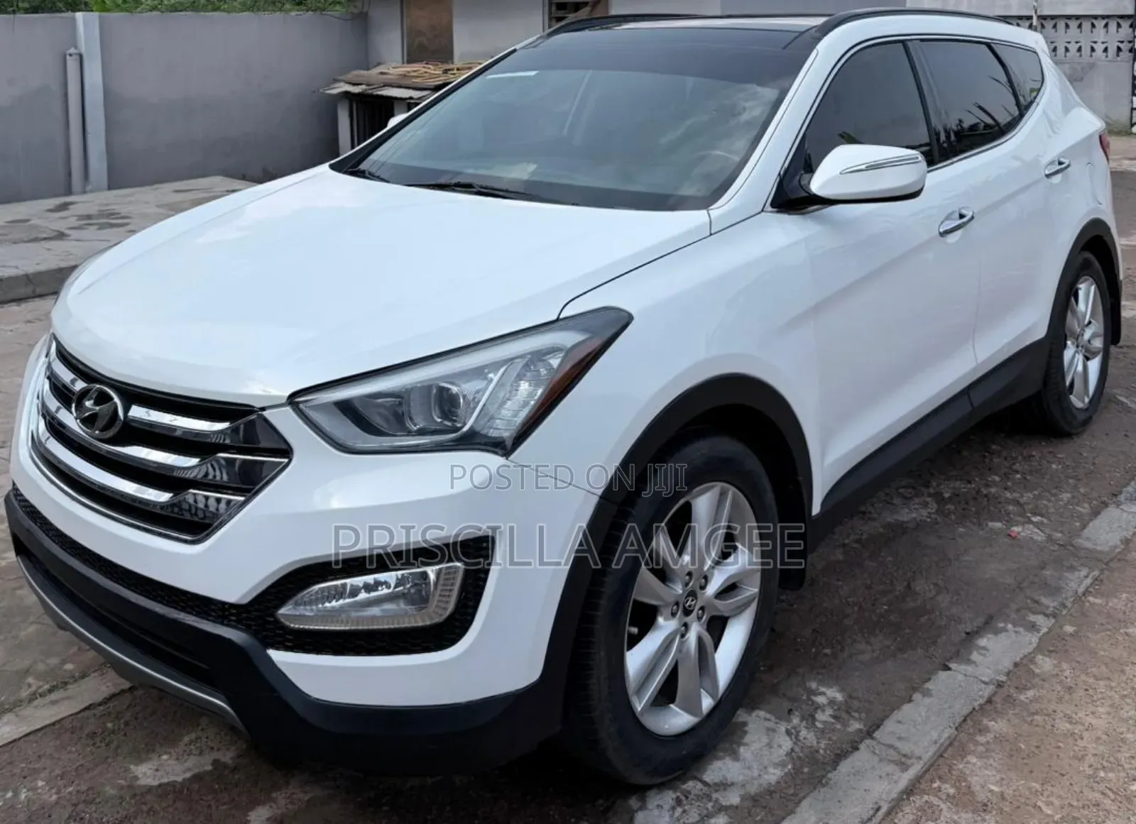 Hyundai Santa Fe Limited 4dr SUV (3.3L 6cyl 6A) 2015 White