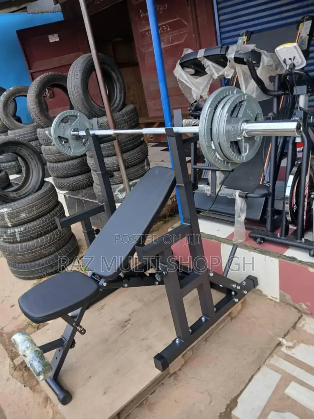 Weight Bench With 50kg Weight