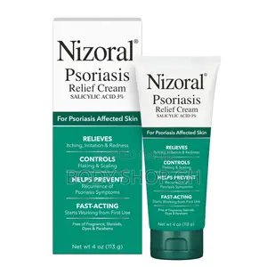 Nizoral Psoriasis Relief Cream- Relieves Itching, Irritation, Redness