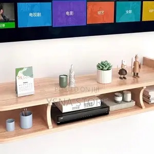 Brown Wooden Tv Rack