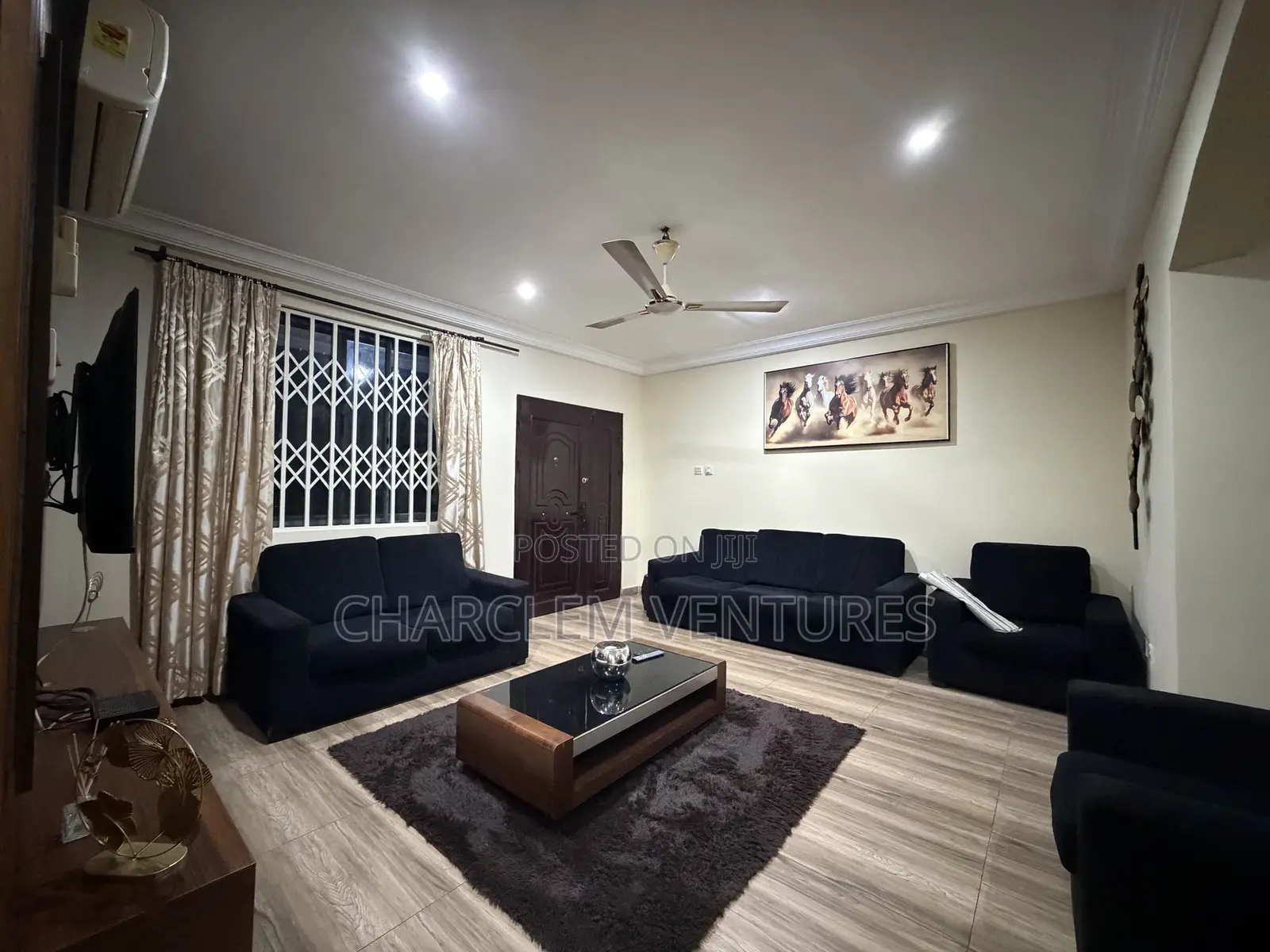 Furnished 3bdrm Apartment in Charclem Ventures, East Legon for rent