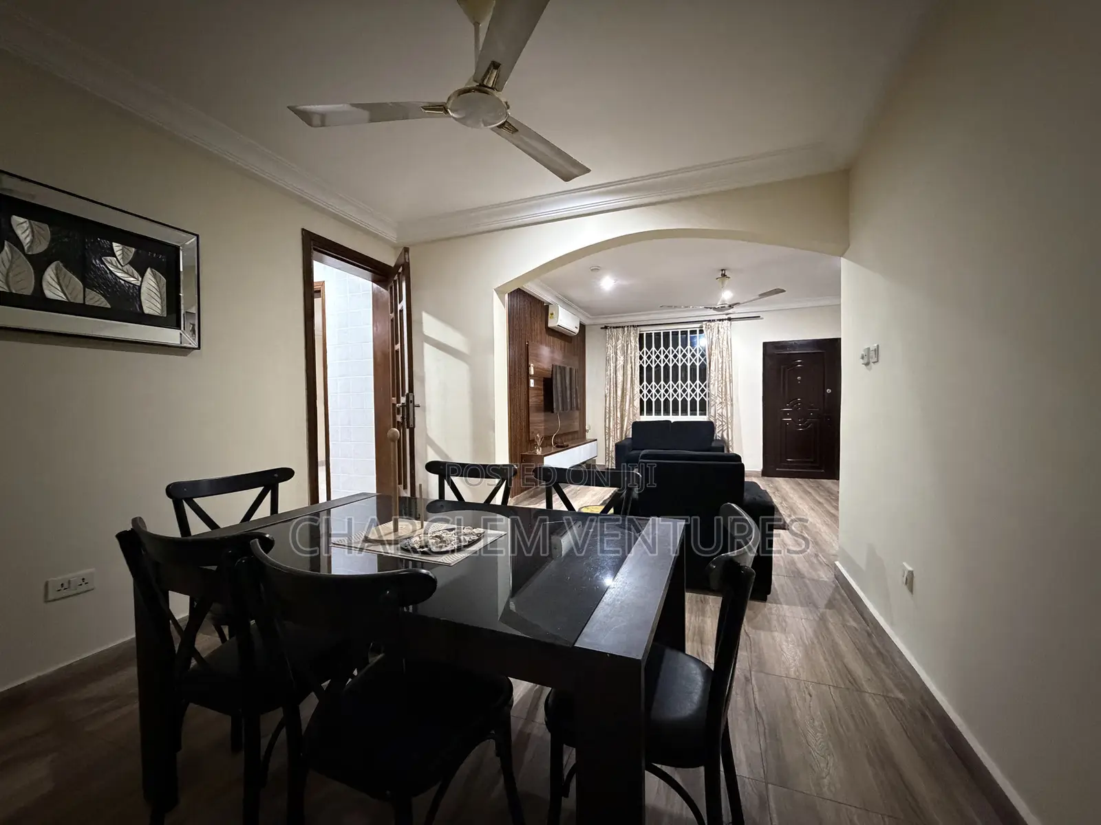 Furnished 3bdrm Apartment in Charclem Ventures, East Legon for rent