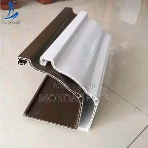 Brown PVC Rain Gutter and Accessories