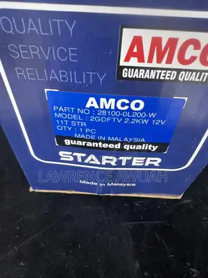 Toyota Hilux, Prado and Hiace 1gd, 2gd Engine Original Starter