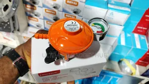 Gas Regulator With Gauge (Quick On)