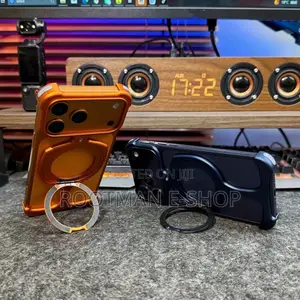 Heat Dissipation Metal Case for iPhone 17 Pro Max 360° Rotating Stand