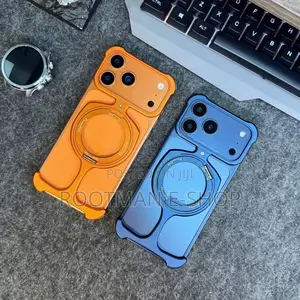 Heat Dissipation Metal Case for iPhone 17 Pro Max 360° Rotating Stand