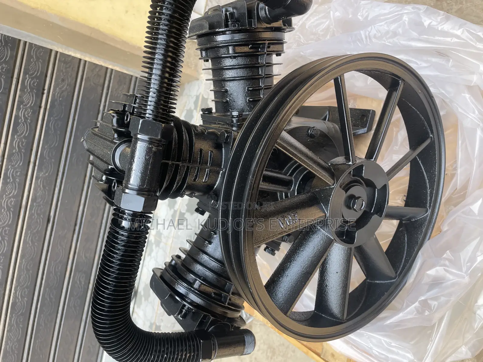 Air Compressor Head 3 Pistols