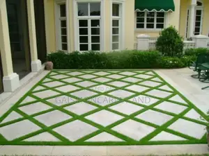Grass Carpet Pool Installation