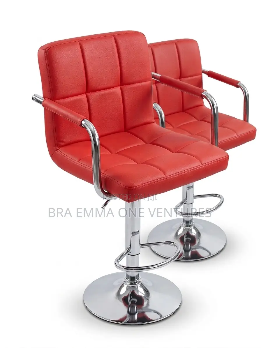 Hot Red Executive Bar Chairs – Fast Delivery