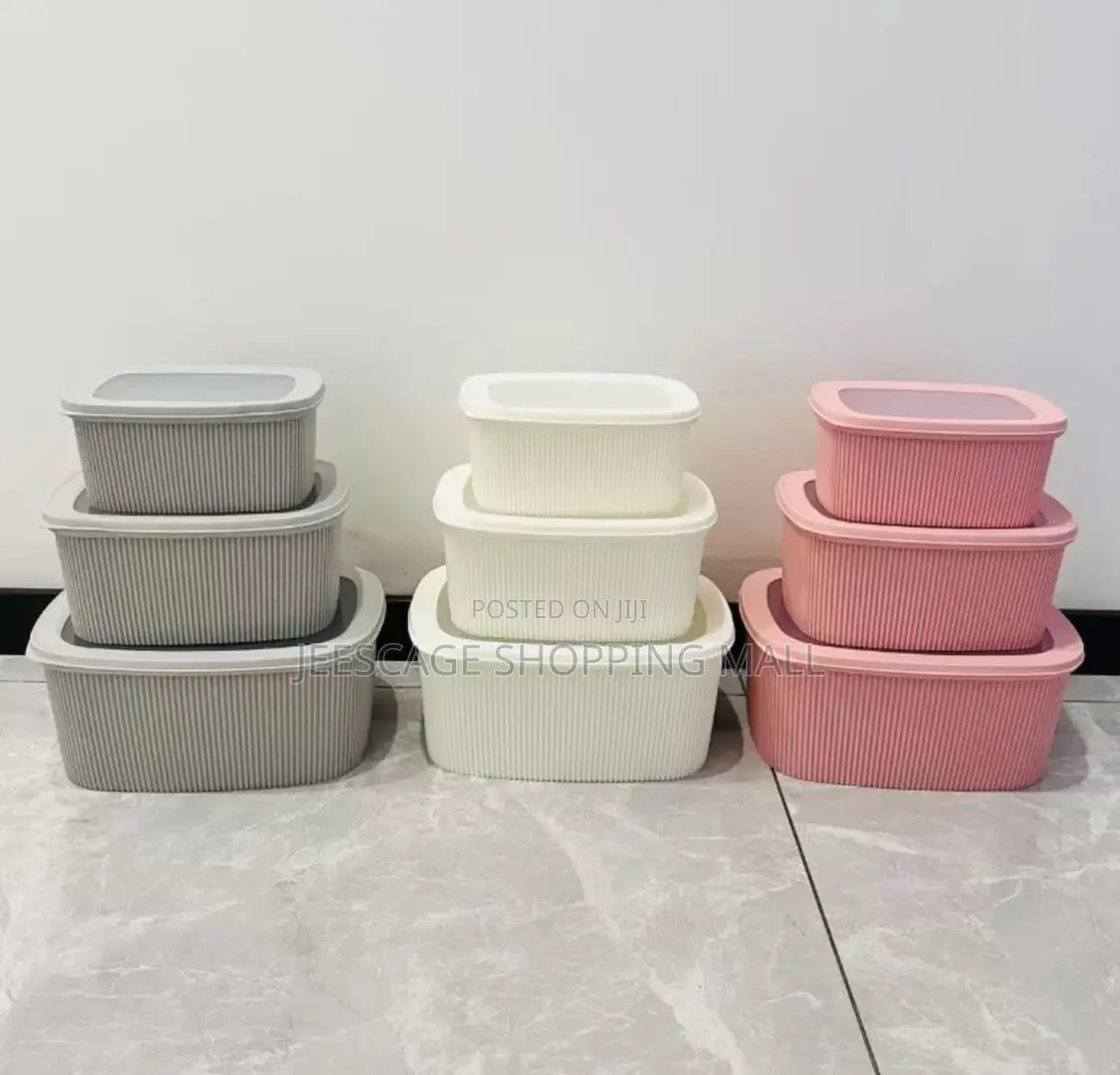 3set 4 Set Silicone Storage Bowl Microwave-Friendly