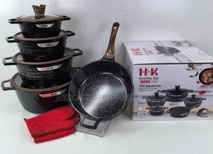 K 11-Piece Die-Cast Granite Cookware Set Is a Heavy-Hitter